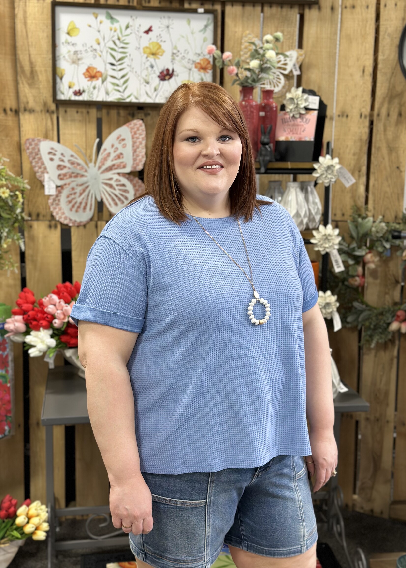 Andre by Unit The Callie Top in Blue