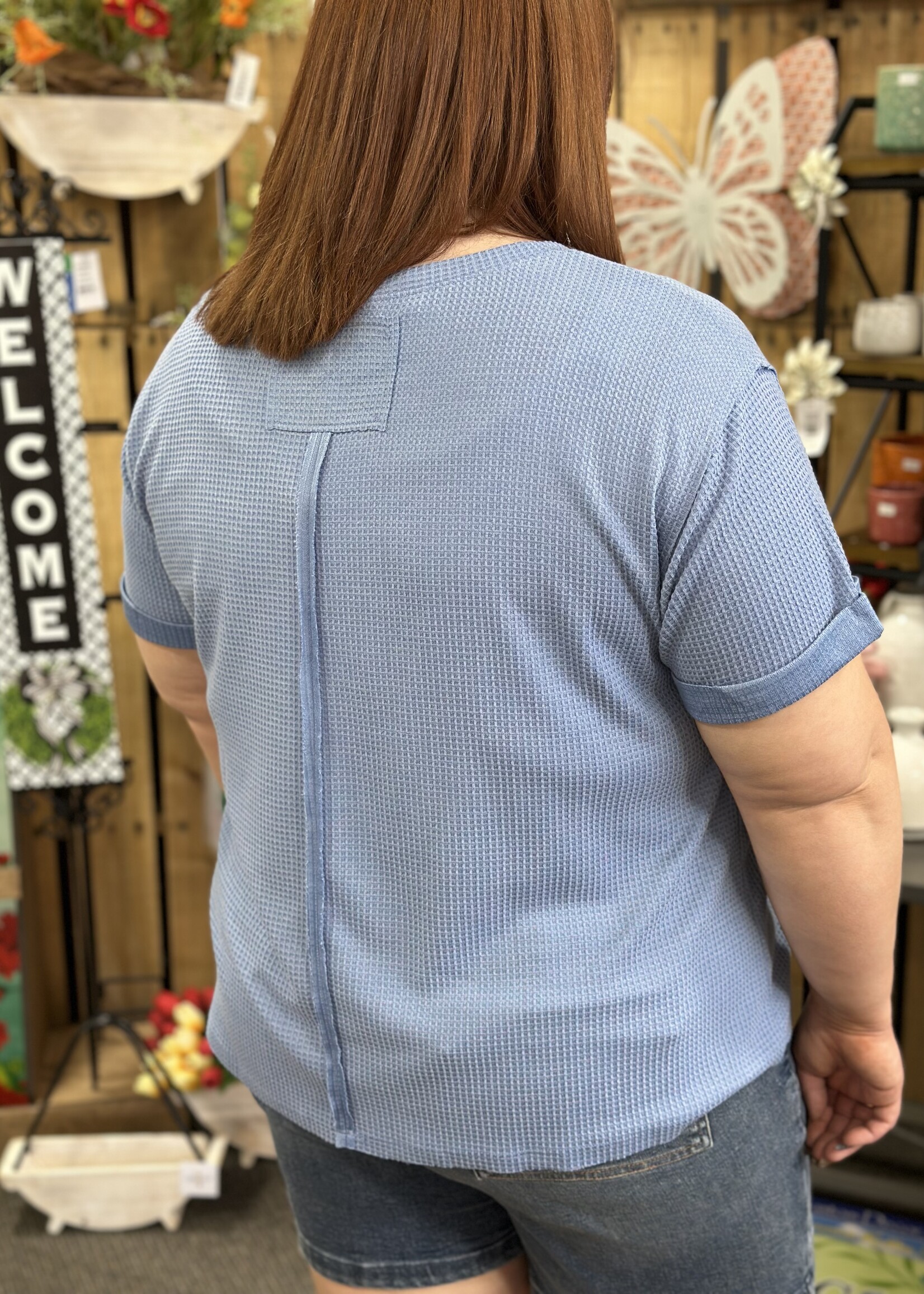 Andre by Unit The Callie Top in Blue