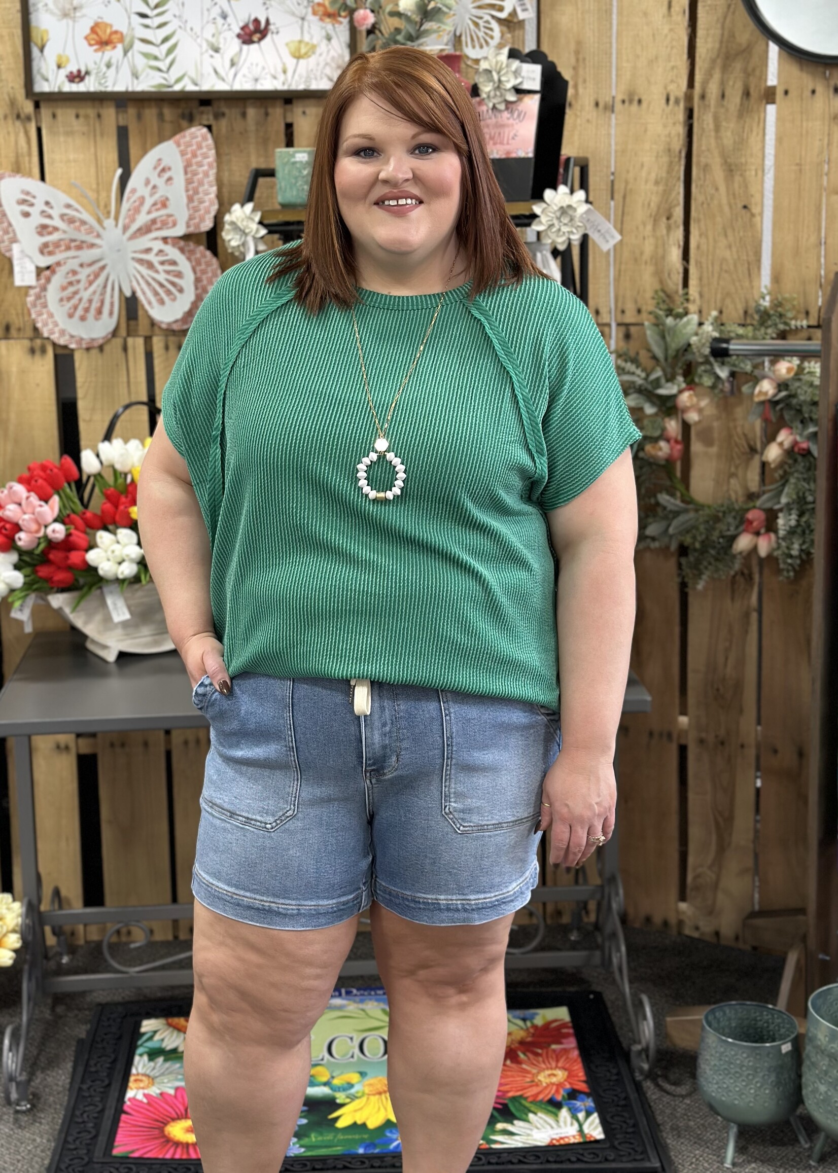 Andre by Unit Everyday Essential Top in Kelly Green