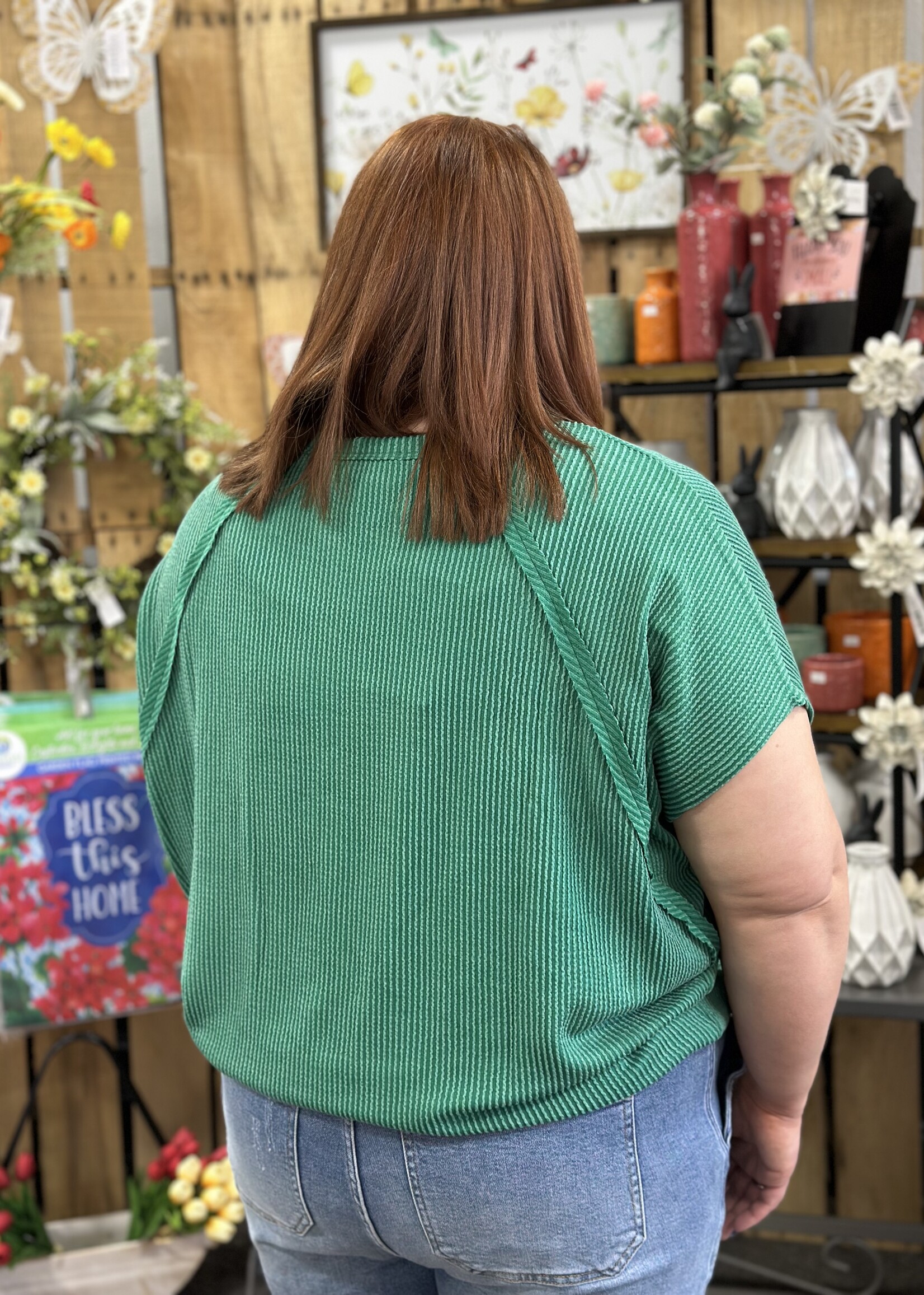 Andre by Unit Everyday Essential Top in Kelly Green