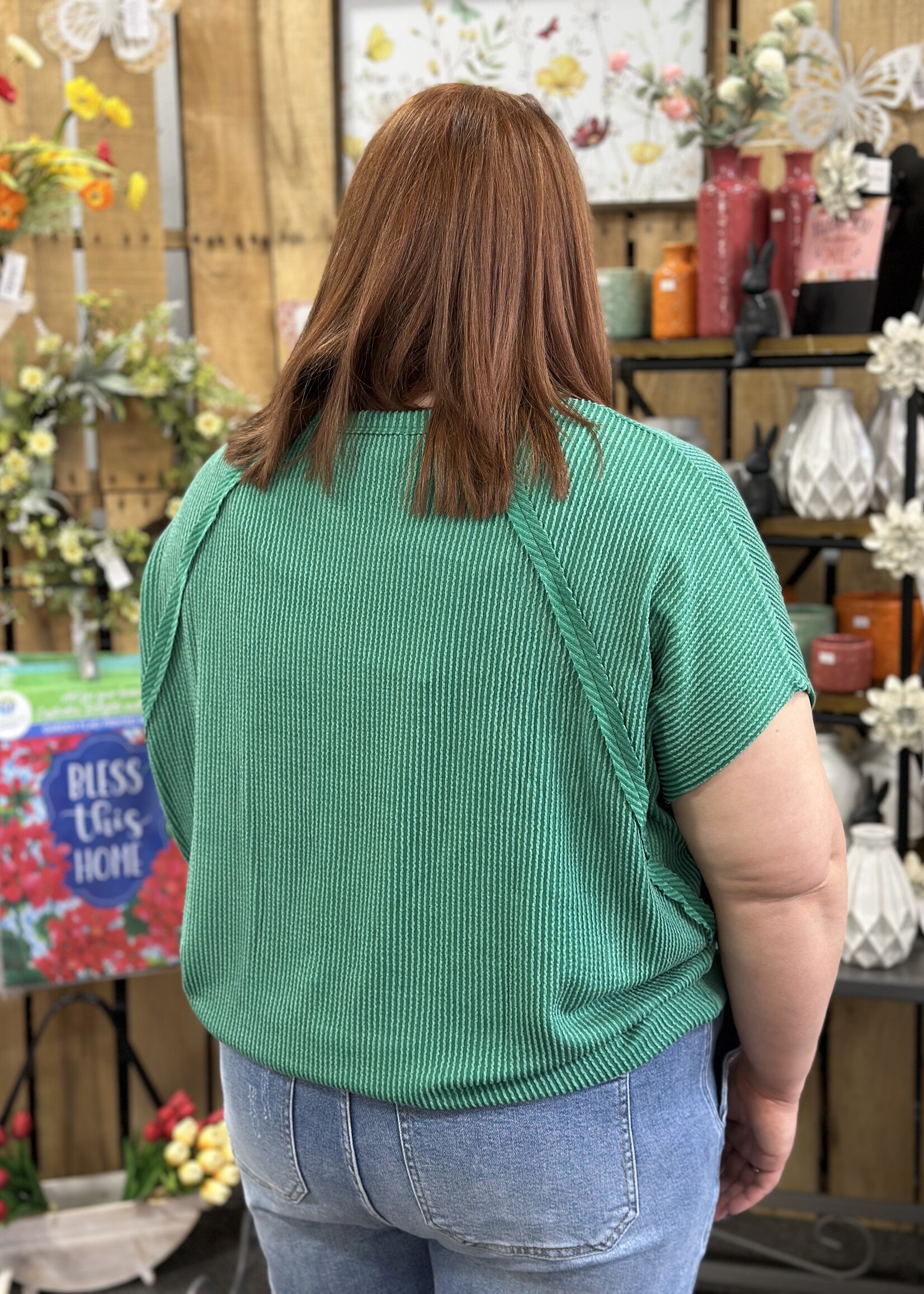 Andre by Unit Everyday Essential Top in Kelly Green