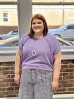 Andre by Unit Everyday Essential Top in Dark Lavender