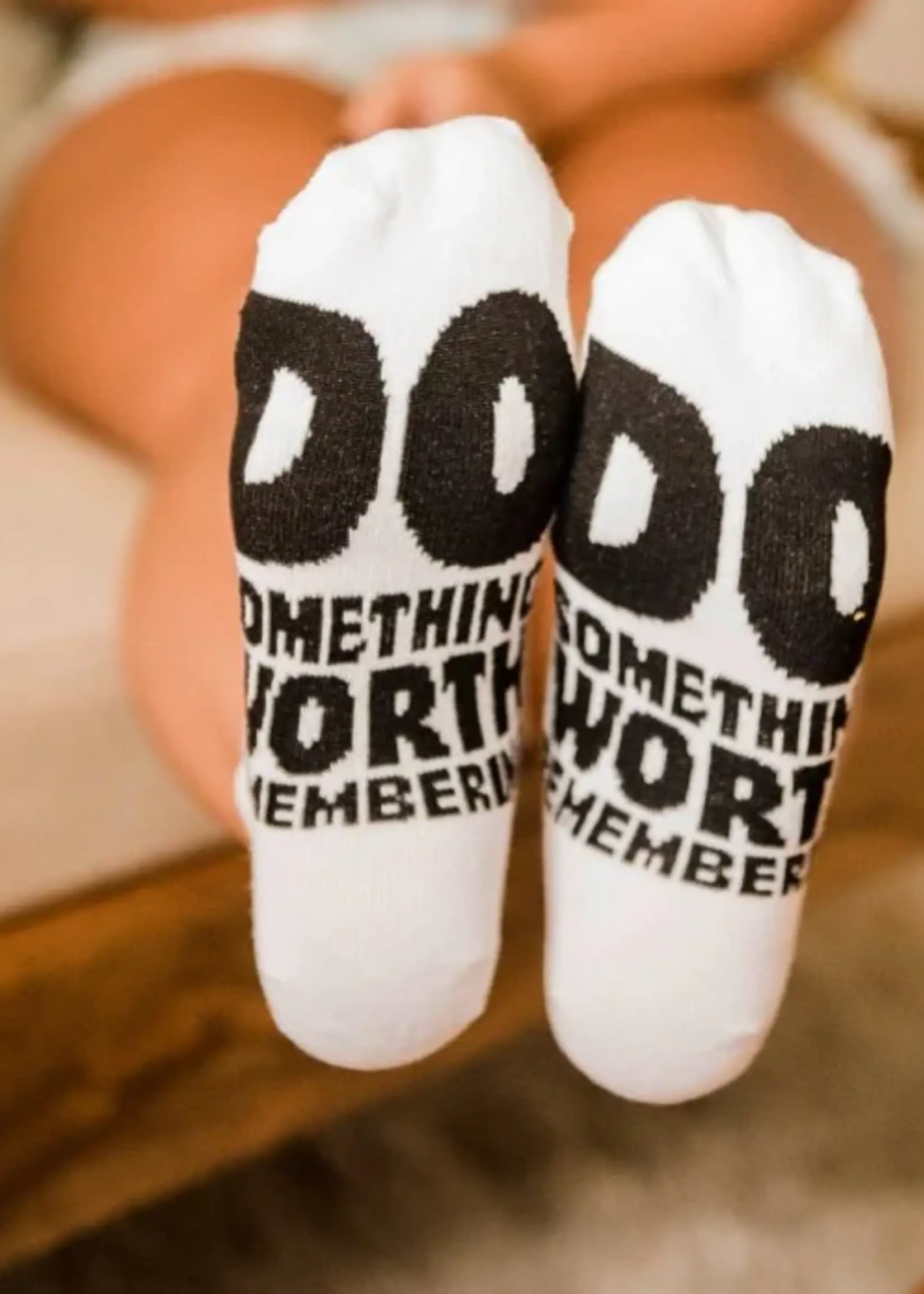 World's Softest Socks Socks-Do Something Worth Remembering