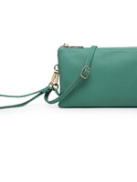 Jen & Co. Kelly Green Riley Clutch