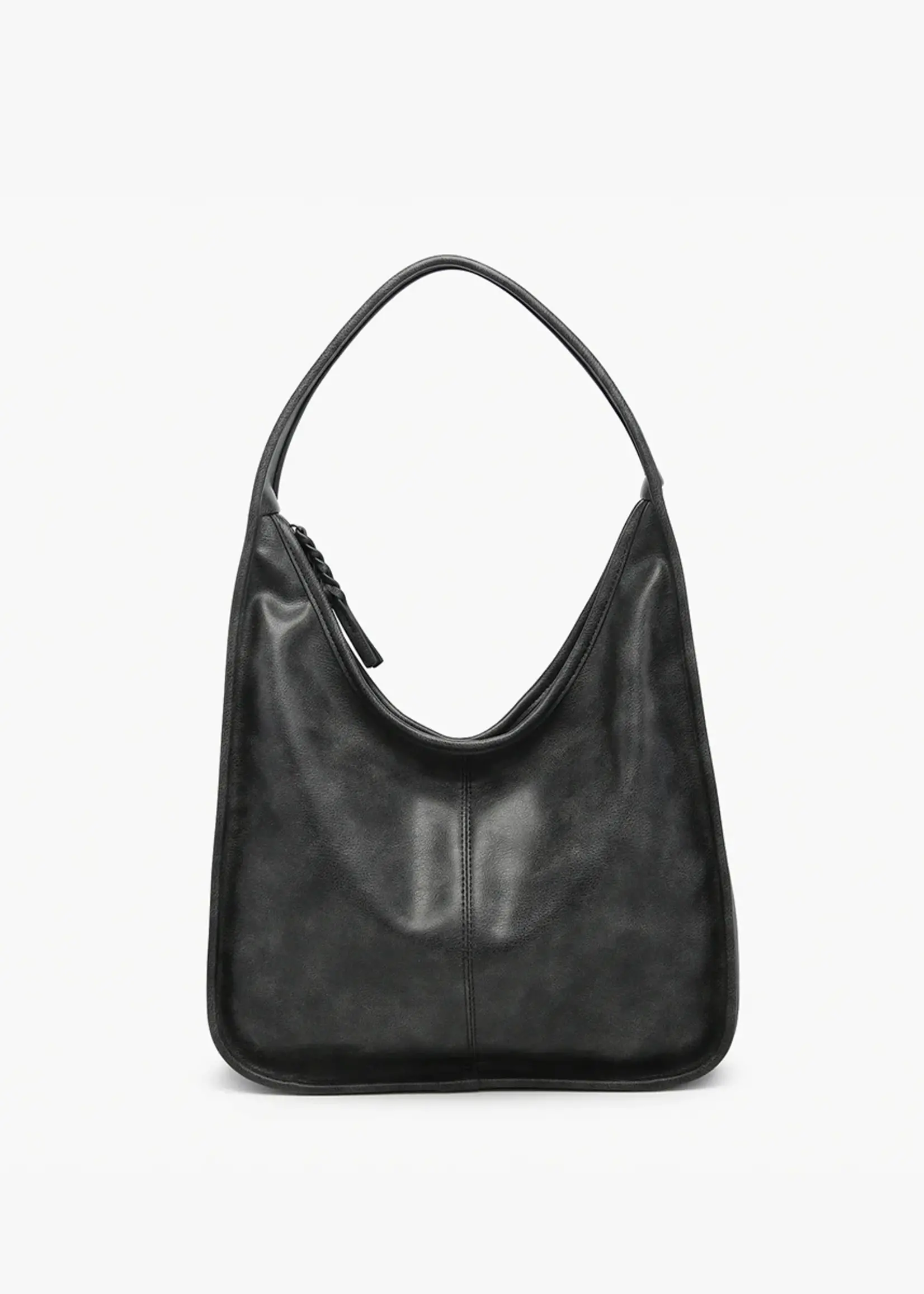 Jen & Co. Joey Slouchy Hobo Bag in Charcoal