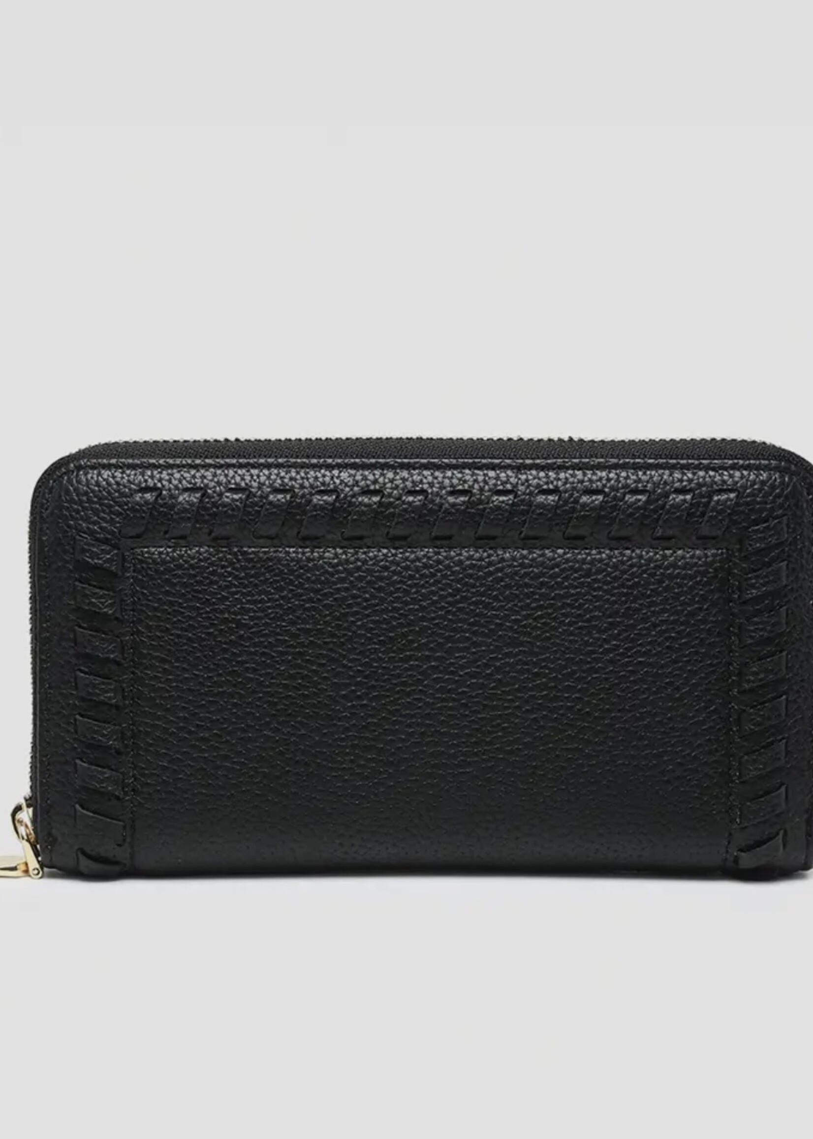 Jen & Co. Nora Whipstitch Wallet in Black
