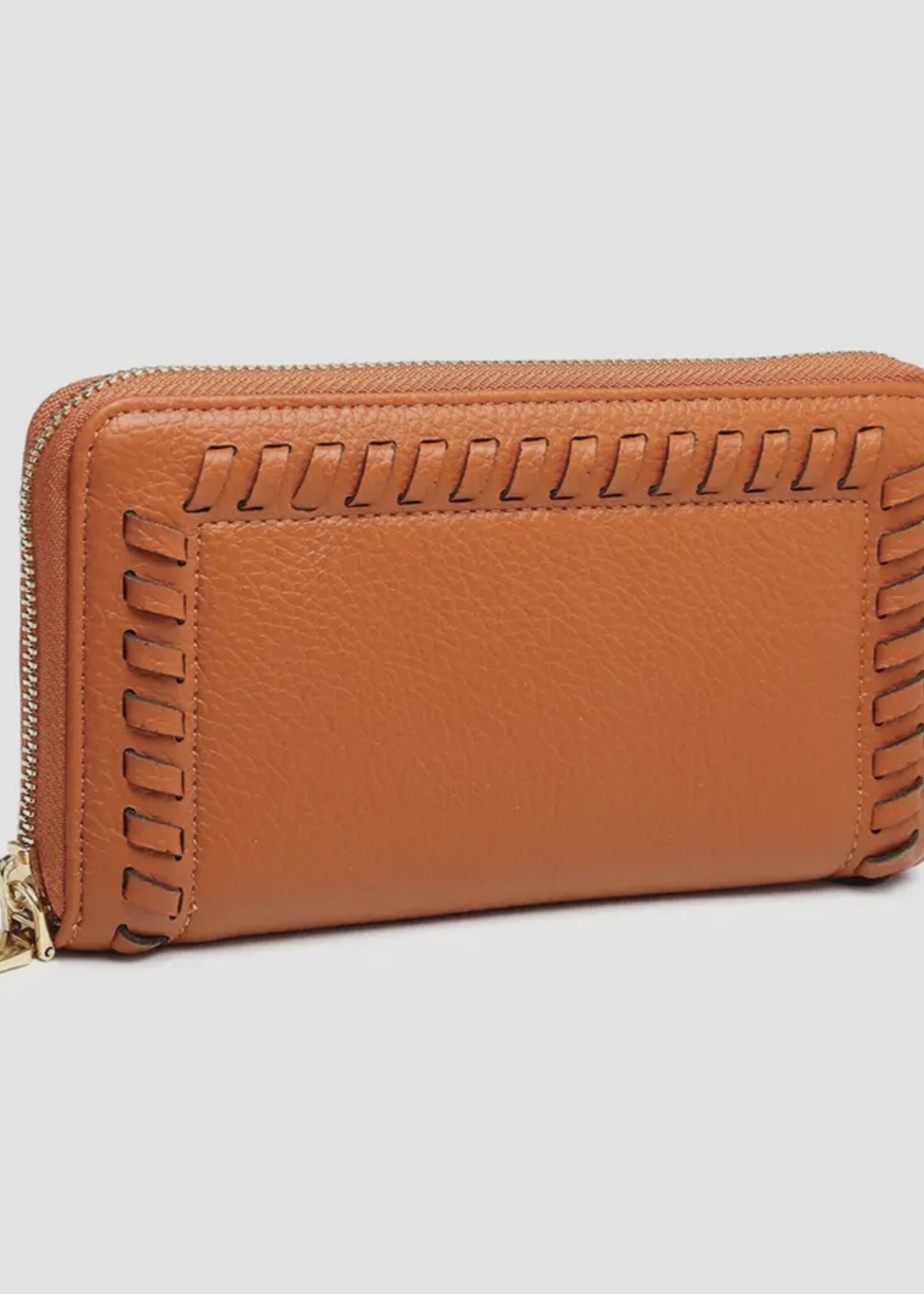 Jen & Co. Nora Whipstitch Wallet in Black