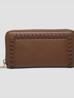 Jen & Co. Nora Whipstitch Wallet in Brown