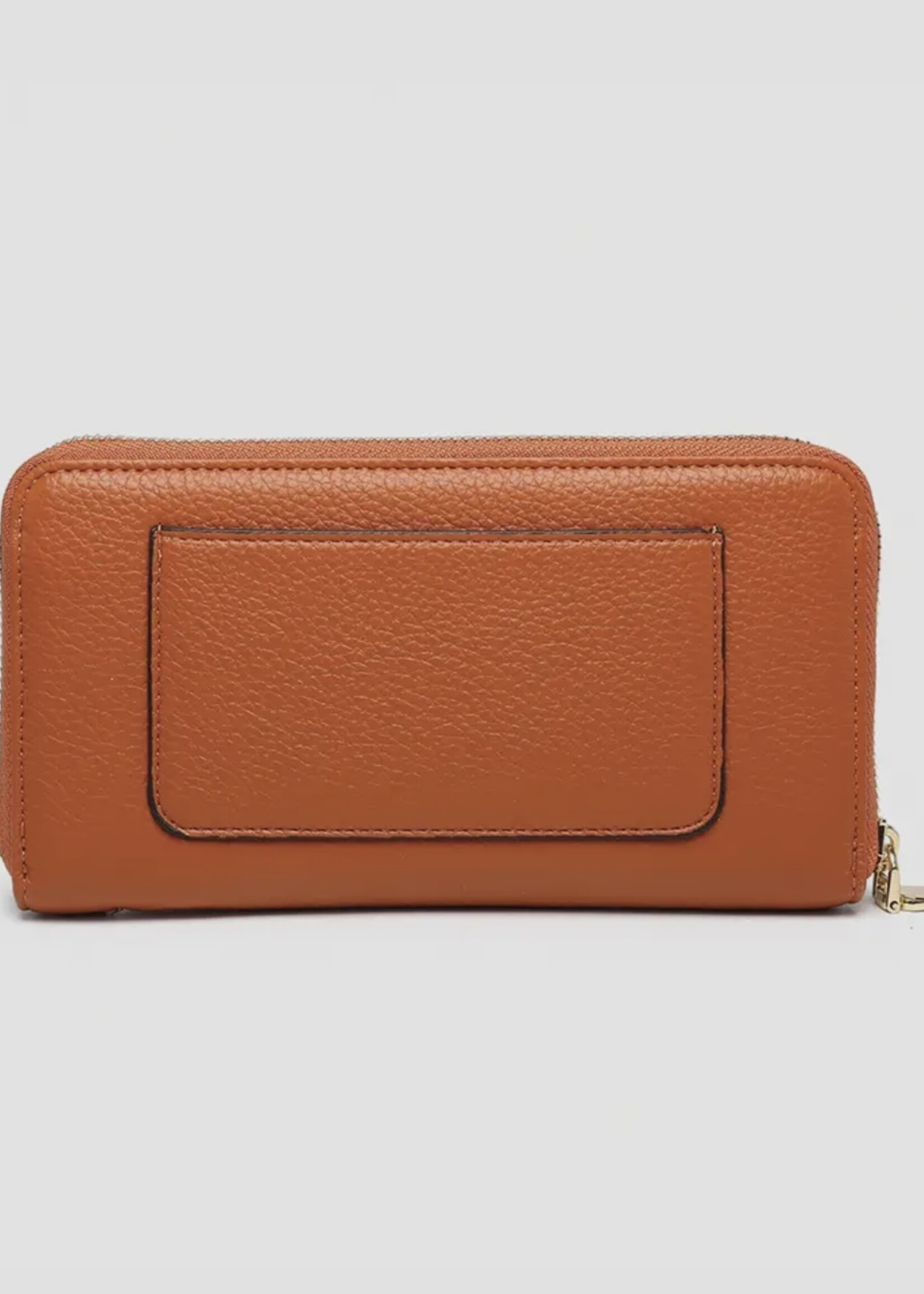 Jen & Co. Nora Whipstitch Wallet in Warm Grey