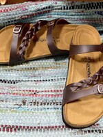 Aerothotic Taking Strides Sandal in Brown