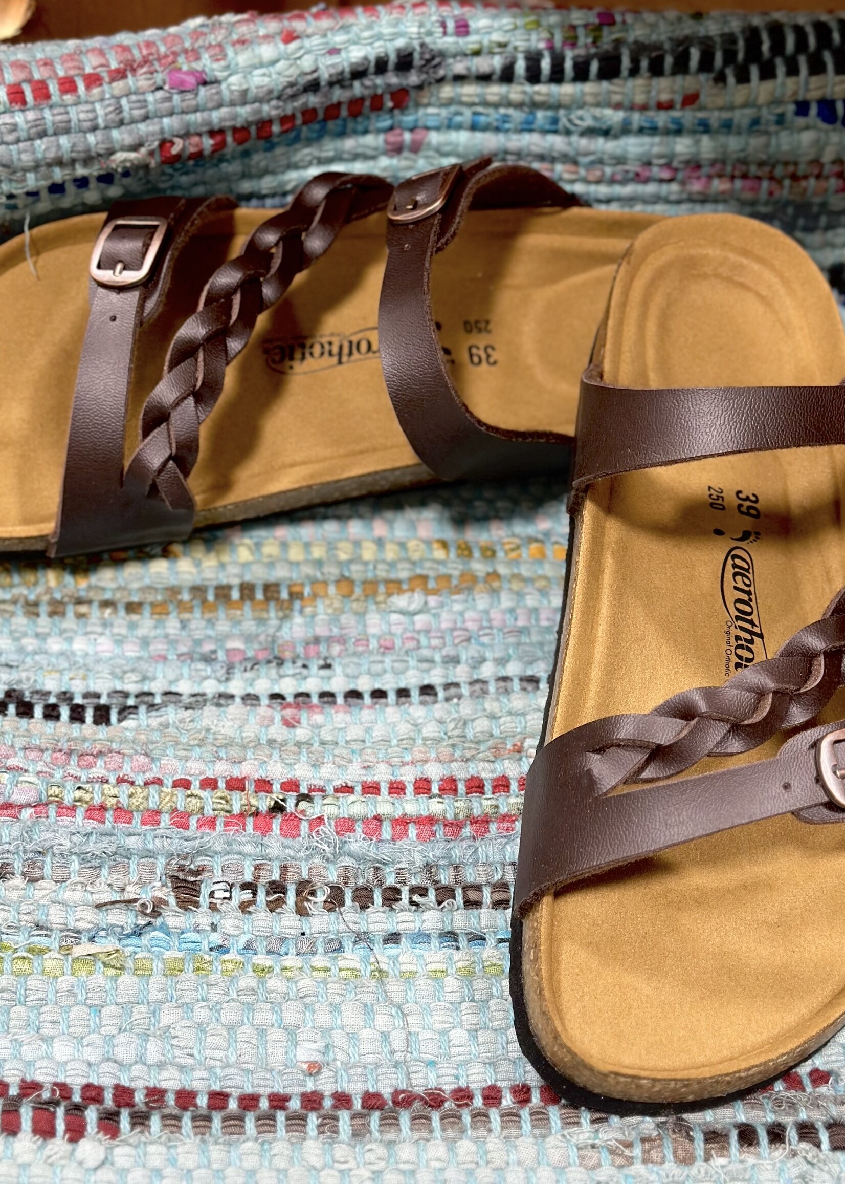 Aerothotic Taking Strides Sandal in Brown