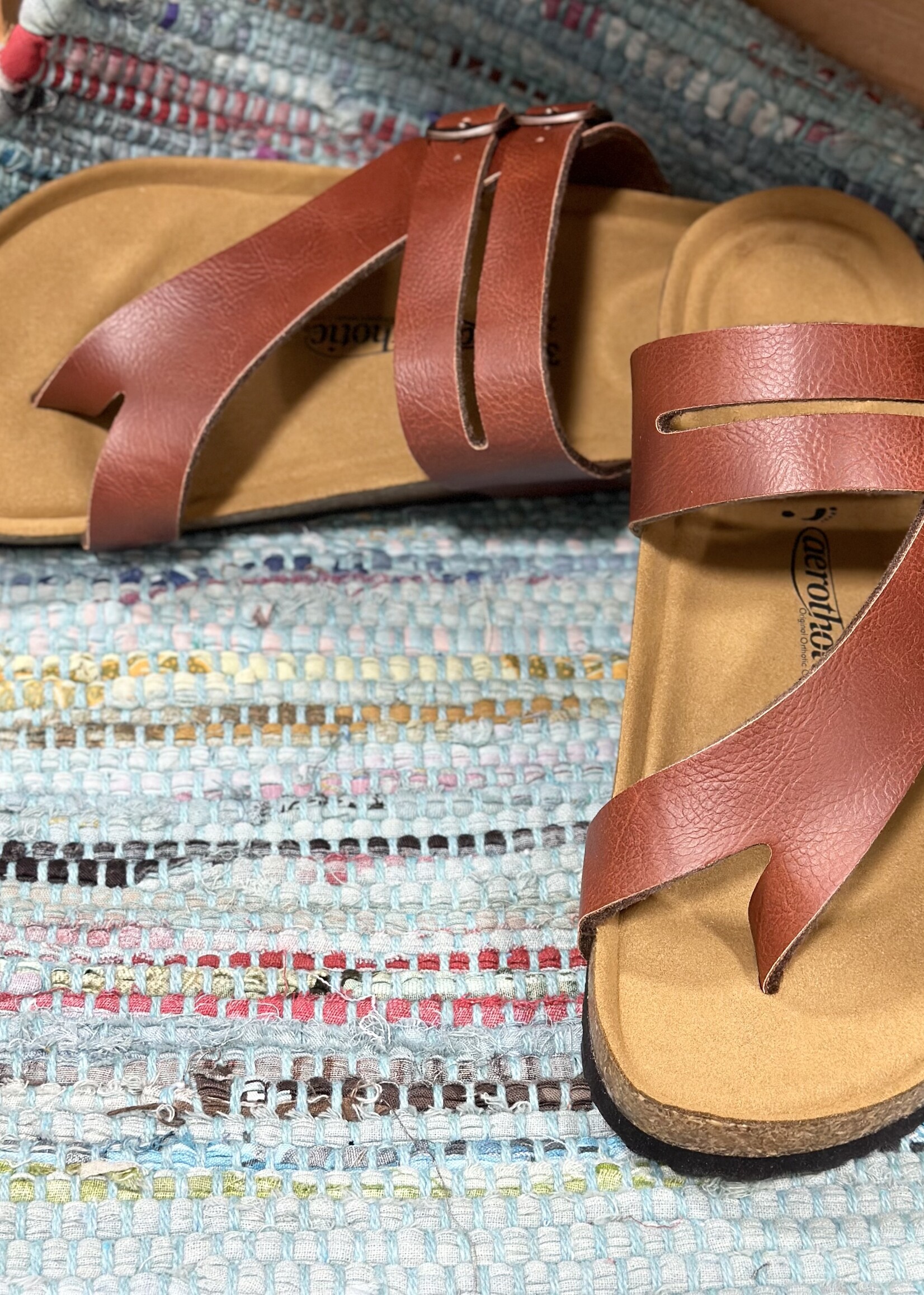 Aerothotic The Viking Sandal in Tan