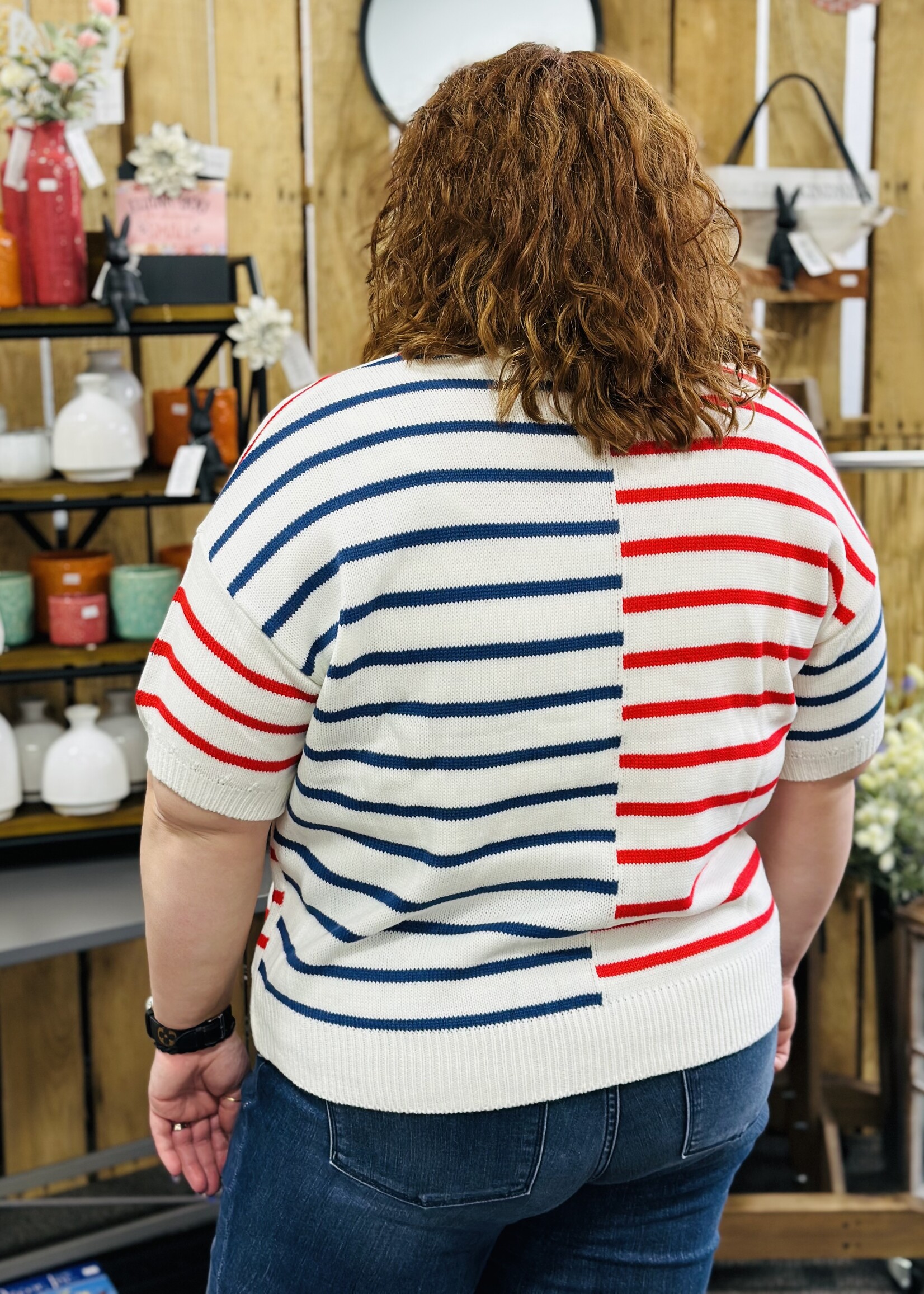 Haptics Seeing Stripes Sweater