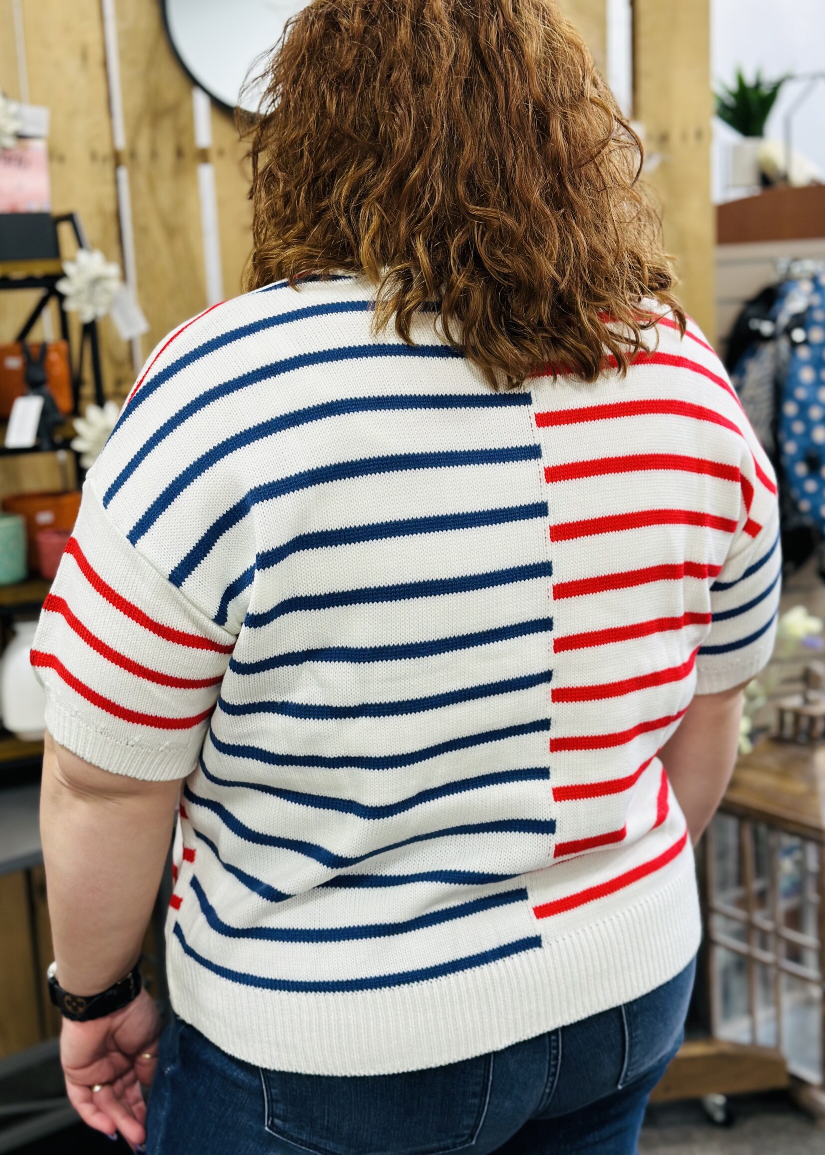 Haptics Seeing Stripes Sweater