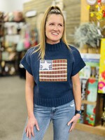 Bibi Old Glory Patchwork Sweater