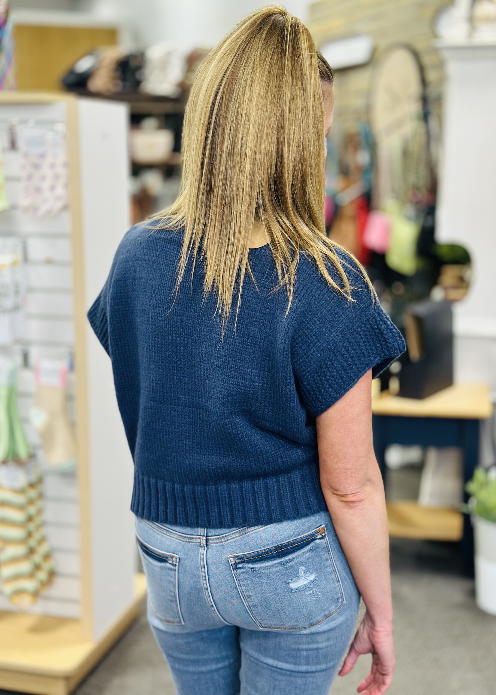 Bibi Old Glory Patchwork Sweater