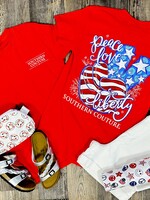 Southern Couture Peace, Love & Liberty Tee