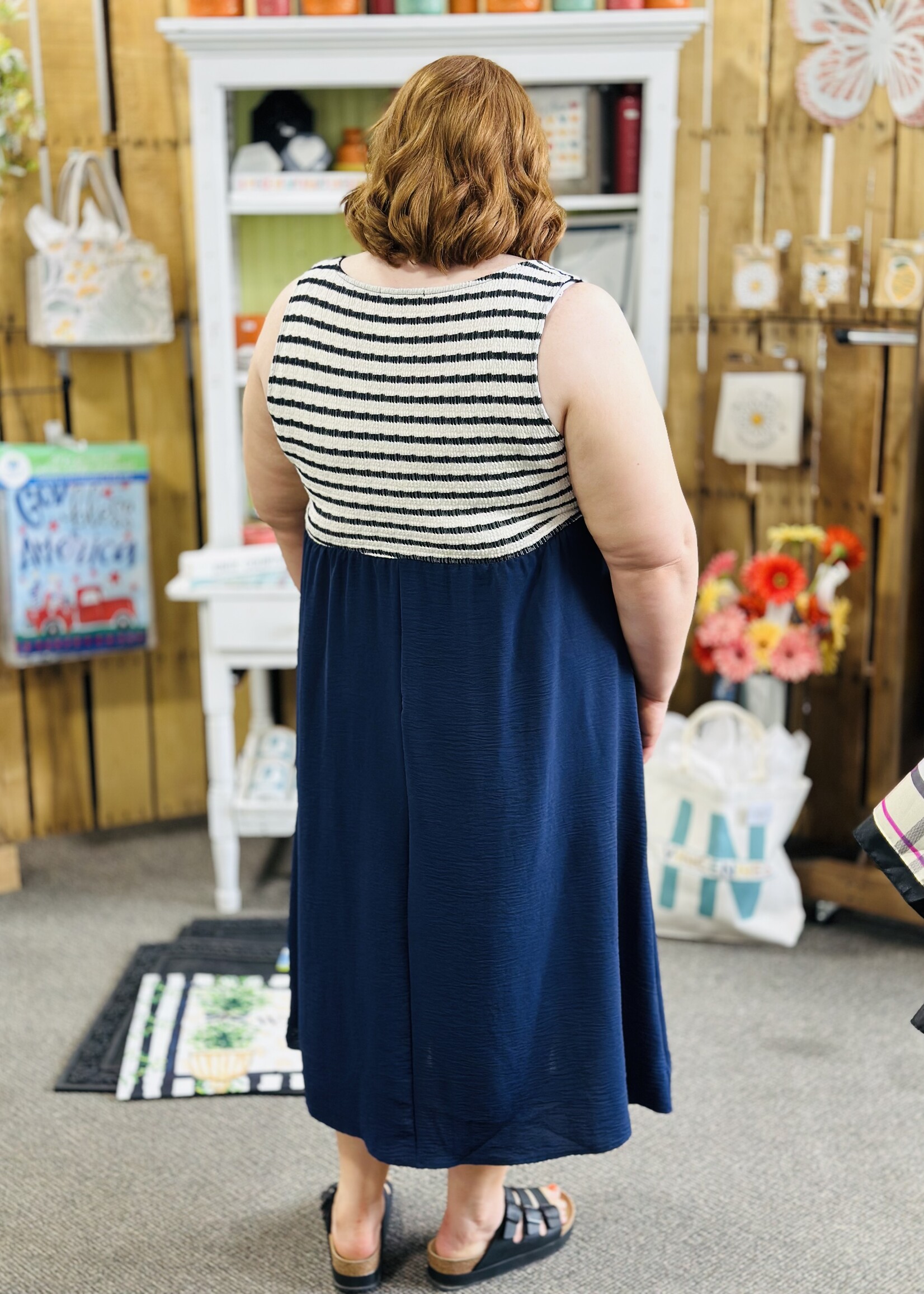 Haptics The Classic Midi Pocket Dress