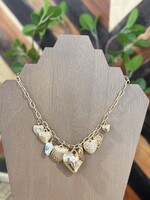 All Heart Toile Charm Necklace