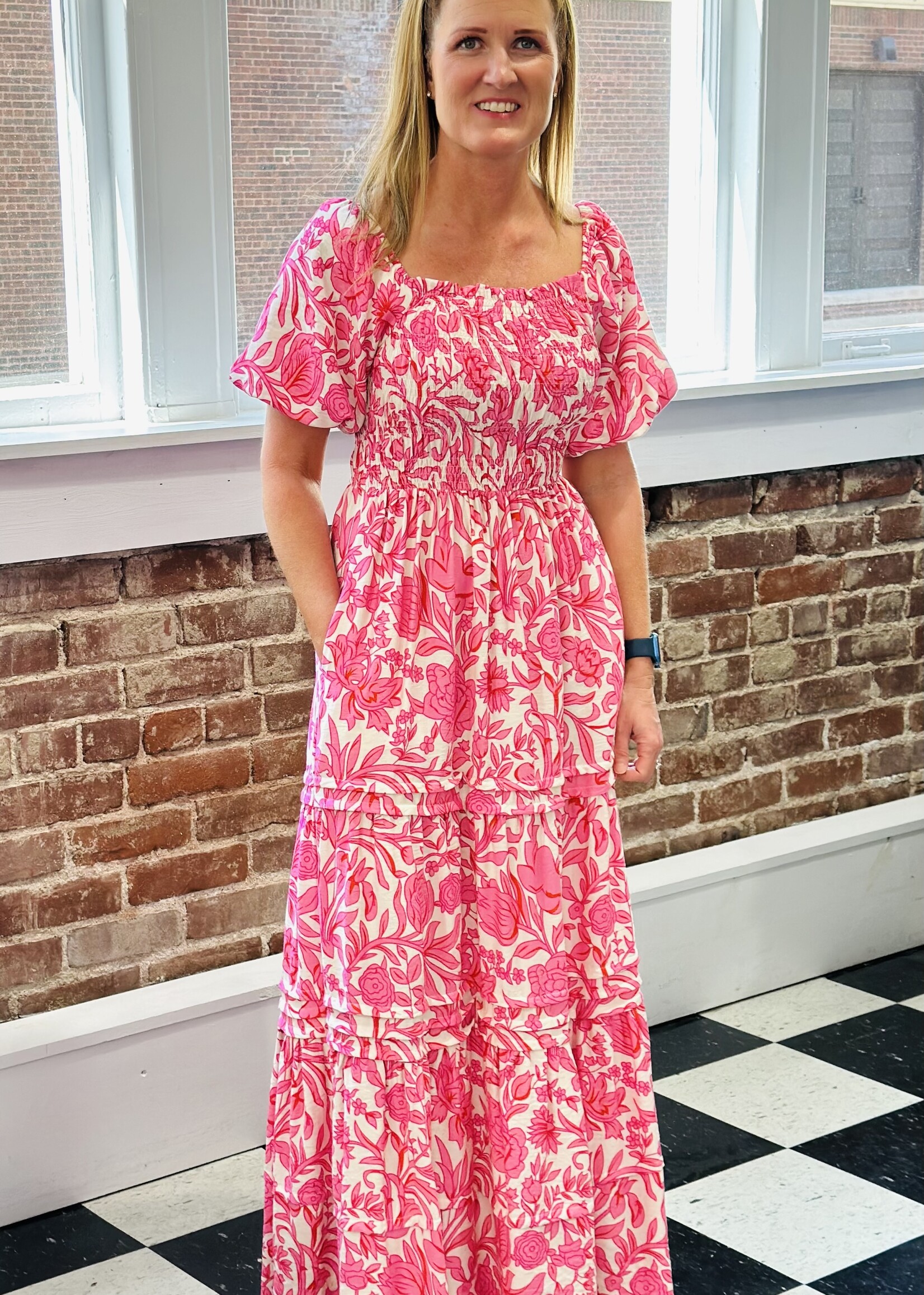 She + Sky The Corrine Floral Maxi