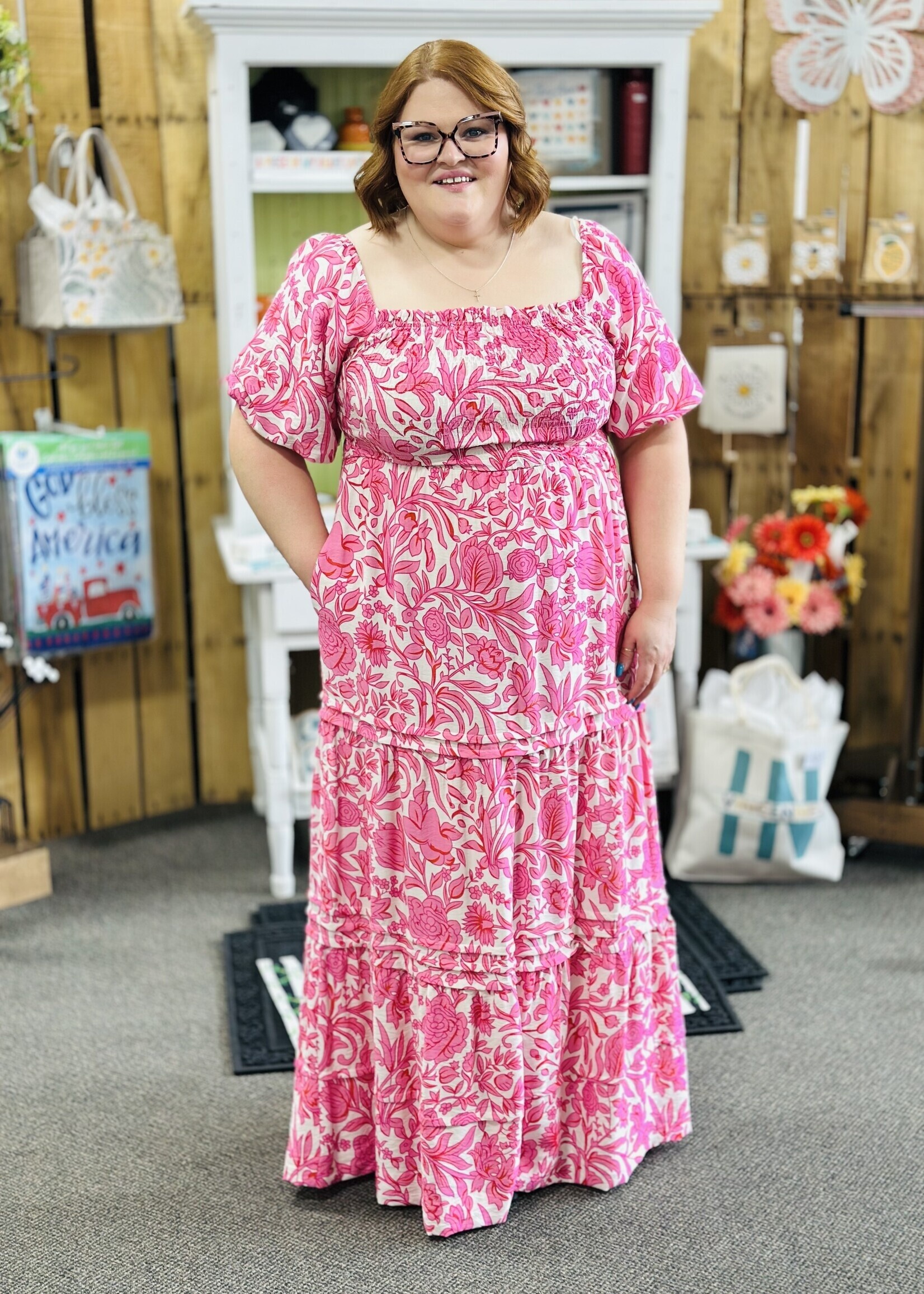 She + Sky The Corrine Floral Maxi