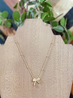 Attic Salt Boutique Coquette Bow Necklace
