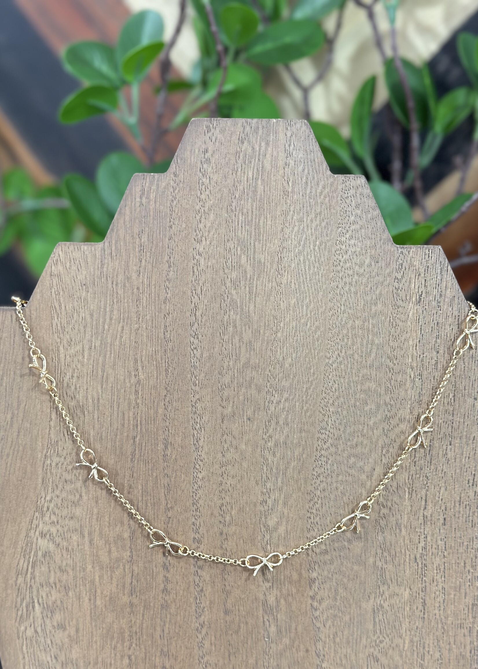 Attic Salt Boutique All Bows Necklace