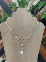 Attic Salt Boutique All Bowed Up Layered Necklace