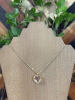 Attic Salt Boutique Red Vintage Pressed Flower Necklace