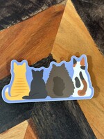 Stickers Northwest Sitting Cats Sticker