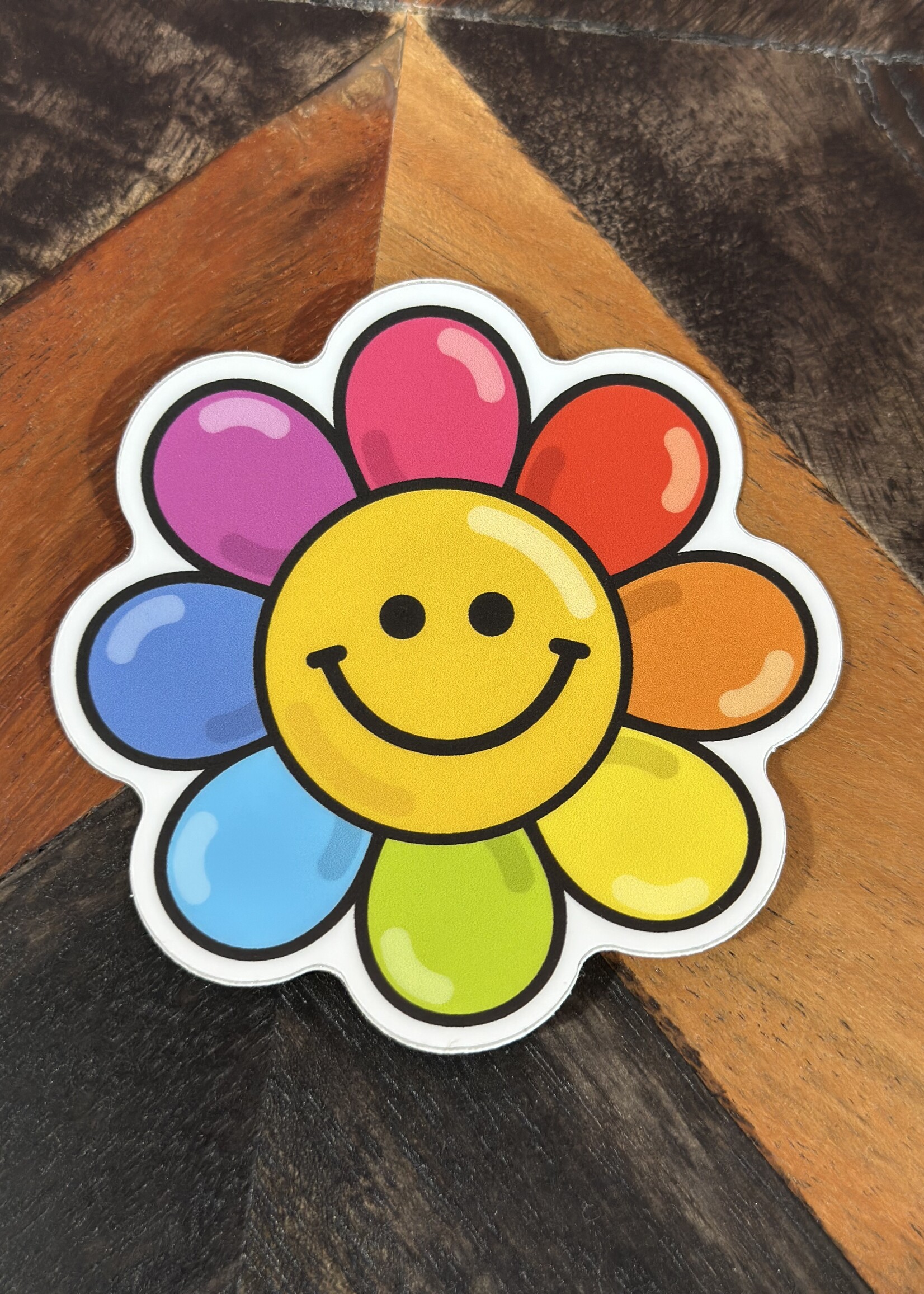 Stickers Northwest Smiley Flower Sticker