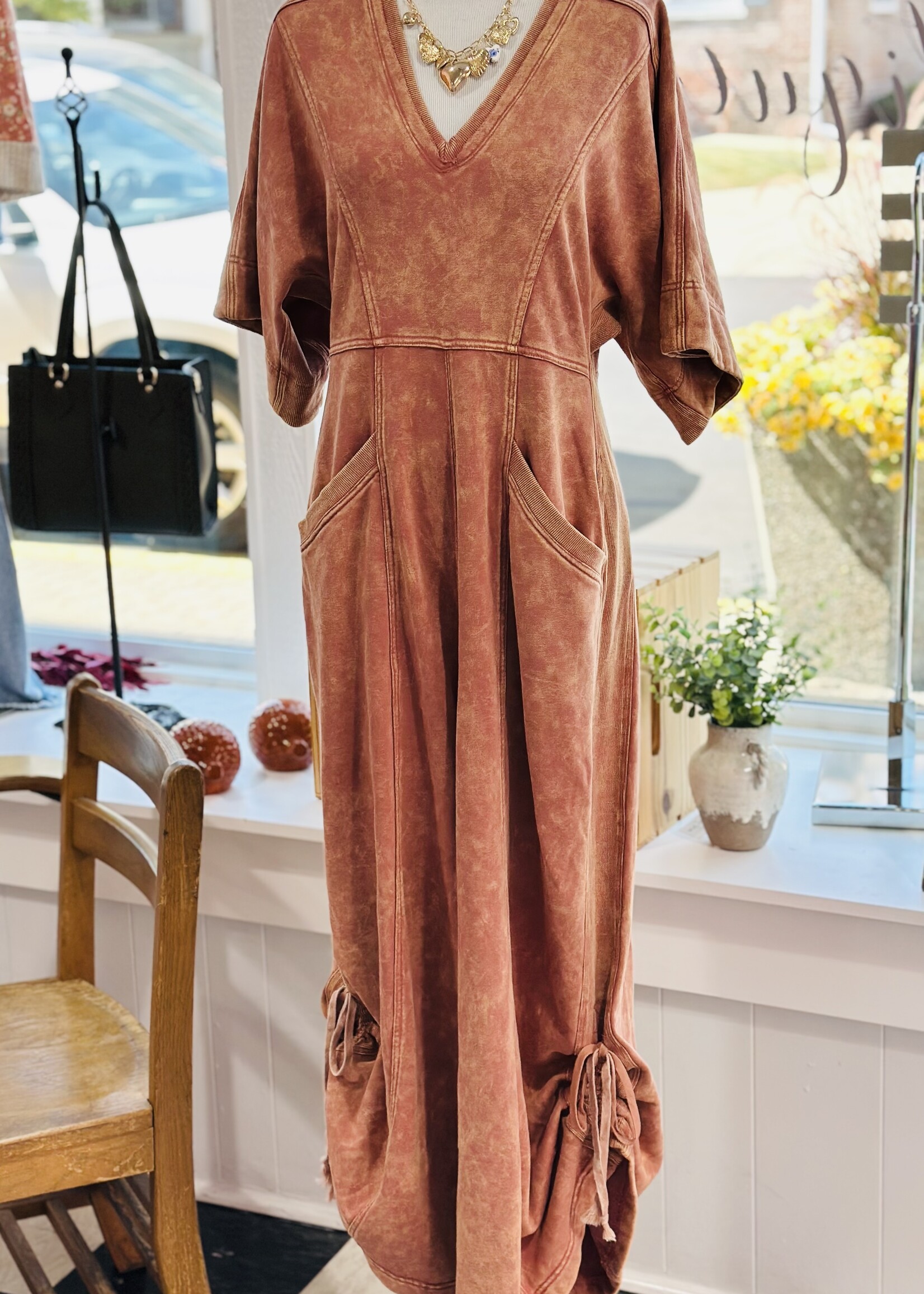 Eesome Spice V-Neck Jumpsuit