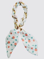 Petite Flower Silk Scarf Phone Wristlet/Bag Charm