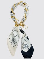 Simply Floral Silk Scarf Phone Wristlet/Bag Charm