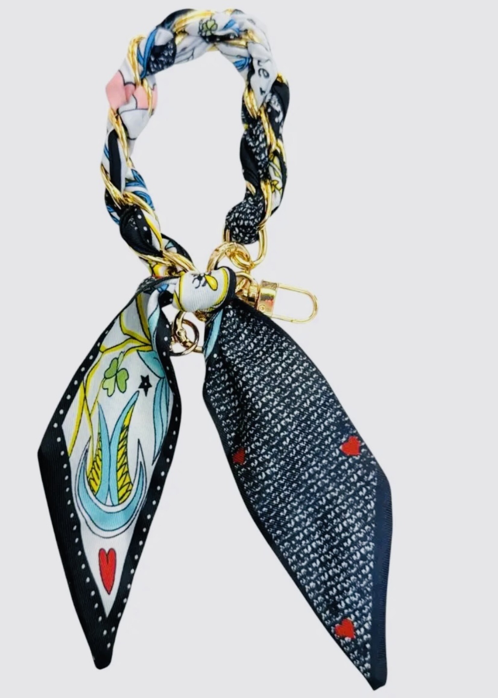 Feeling Free Silk Scarf Phone Wristlet/Bag Charm