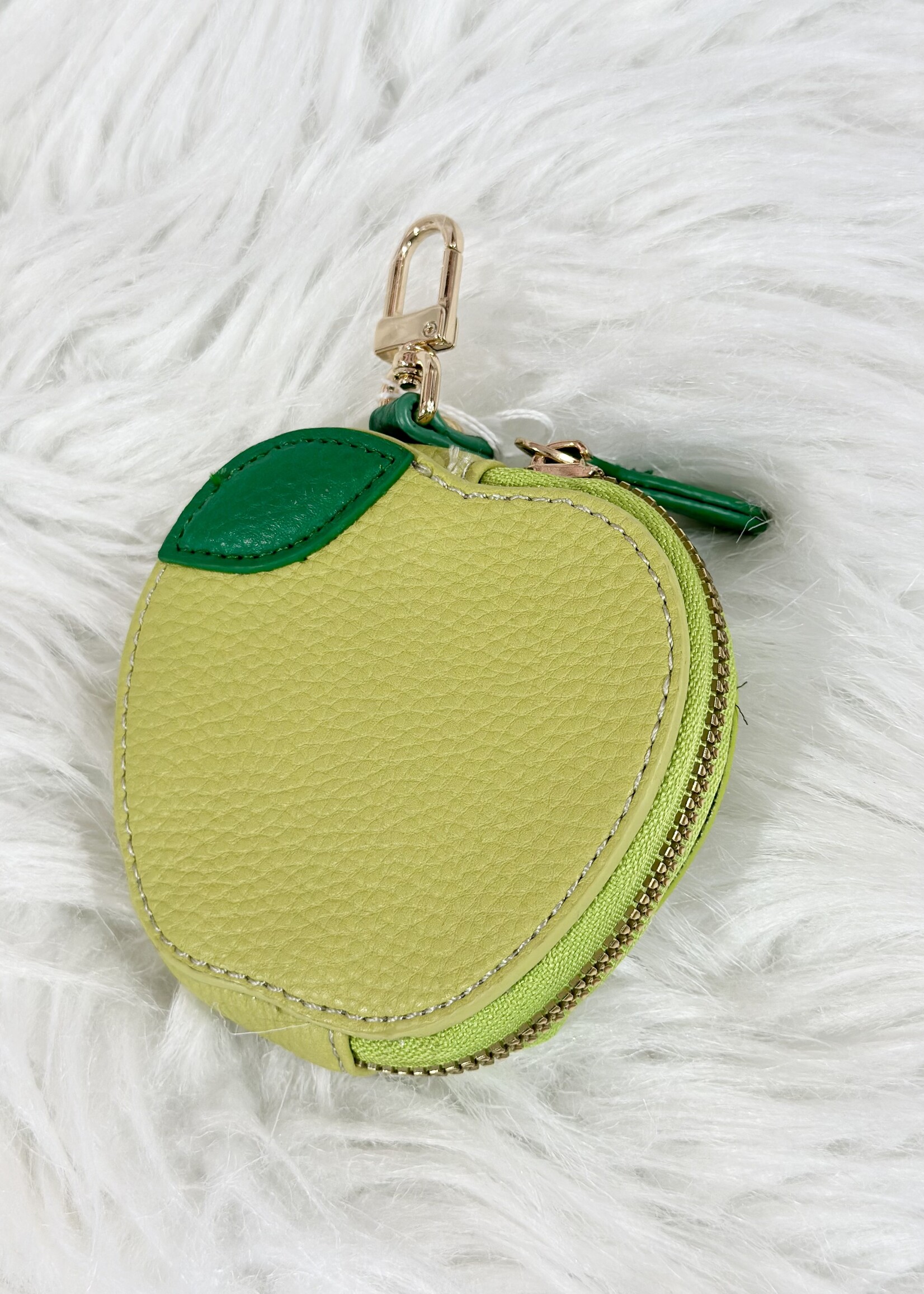 Apple Zipper Pouch Bag Charm