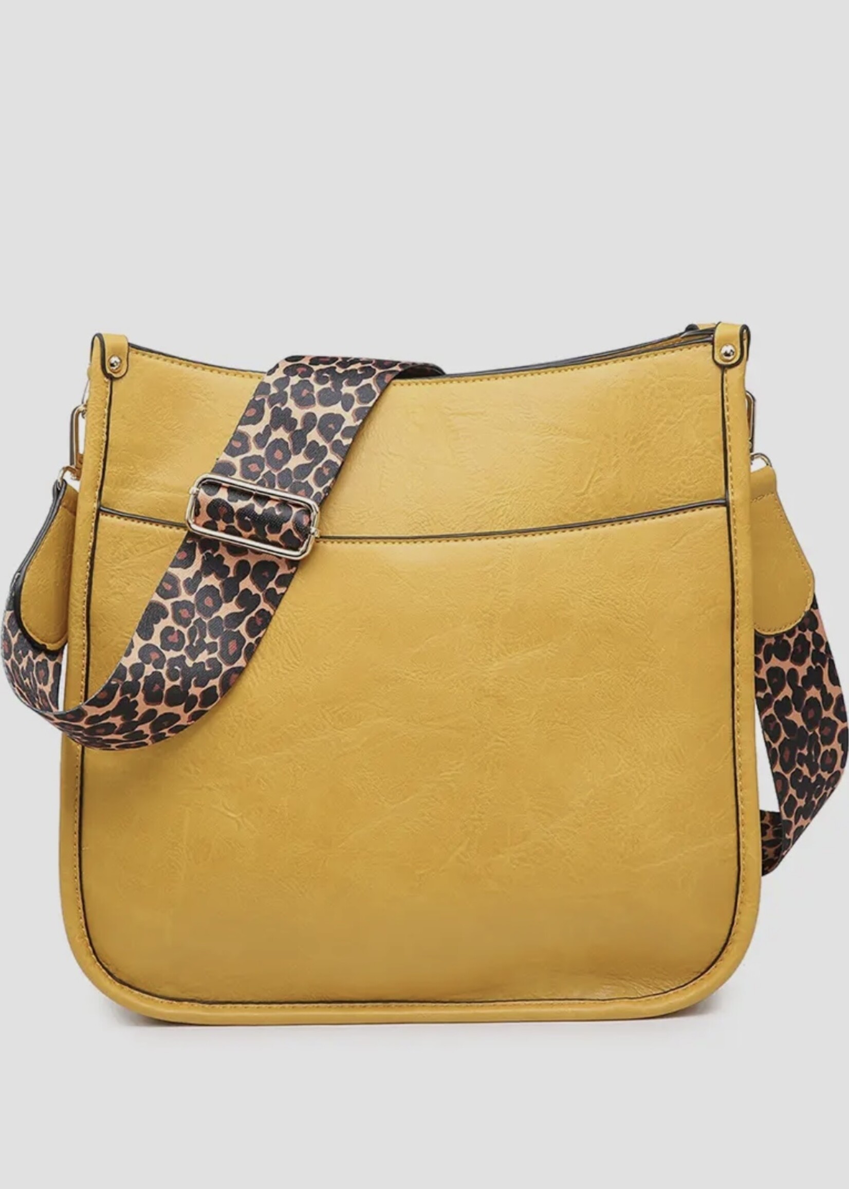 Jen & Co. Mustard Chloe Crossbody Purse