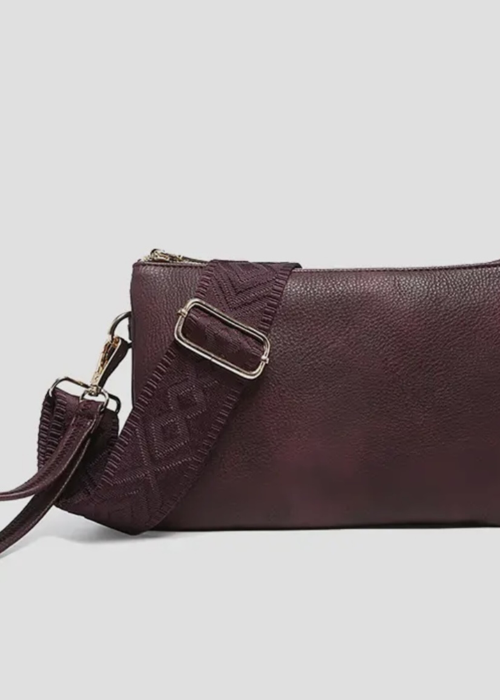 Jen & Co. Izzy Crossbody in Cherry Lacquer