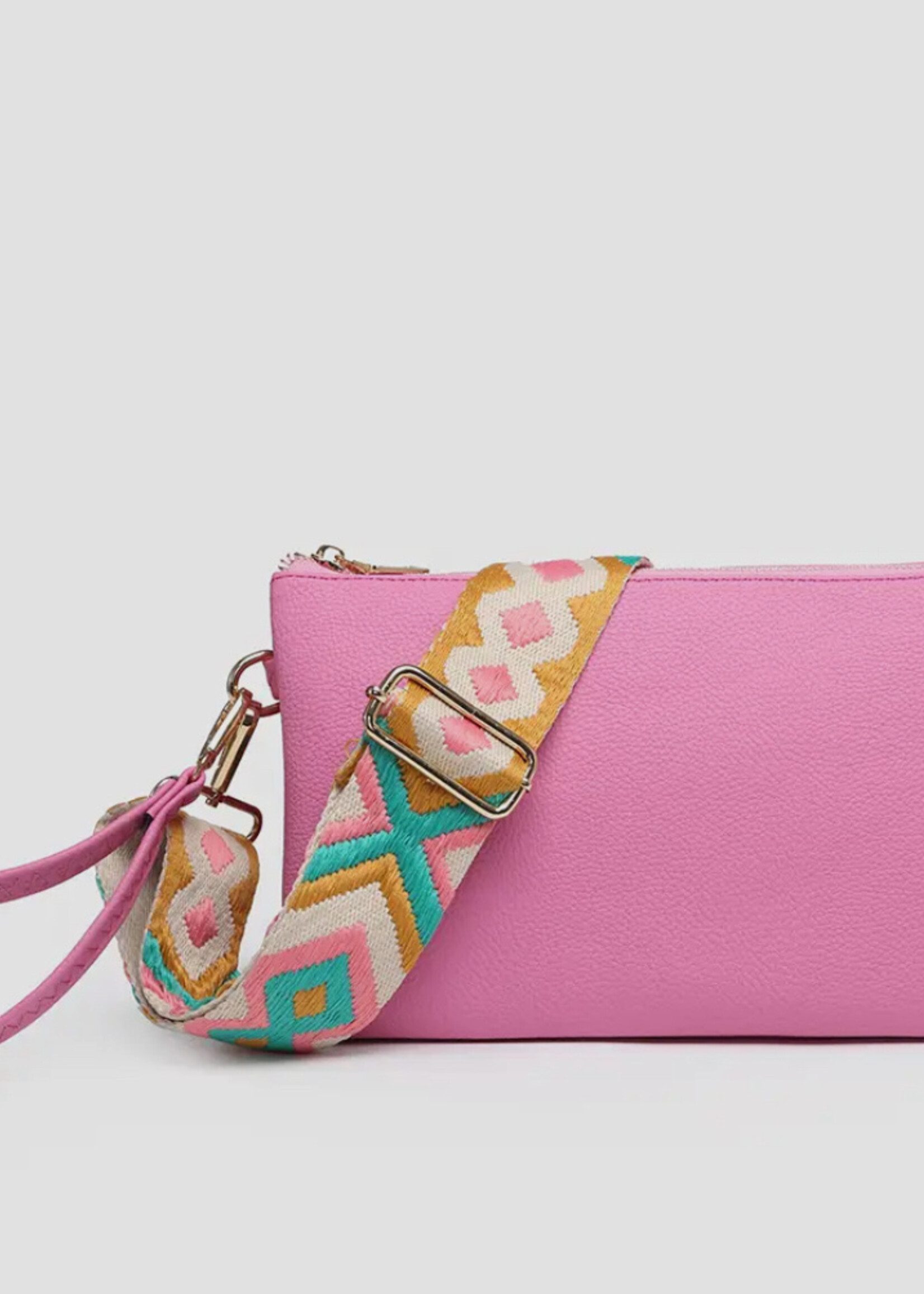 Jen & Co. Izzy Crossbody in Bubblegum