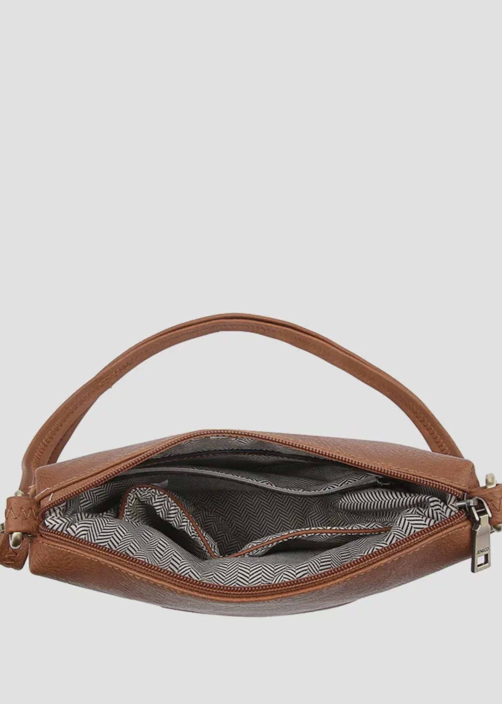 Jen & Co. The Dylan Purse in Cocoa Pearl