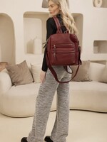 Jen & Co. Merlot Amelia Backpack with Guitar Strap
