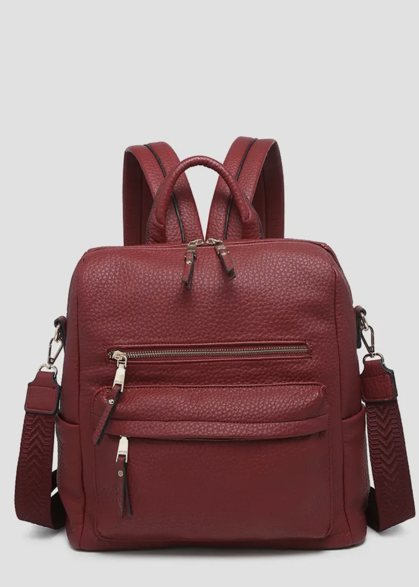 Jen & Co. Merlot Amelia Backpack with Guitar Strap