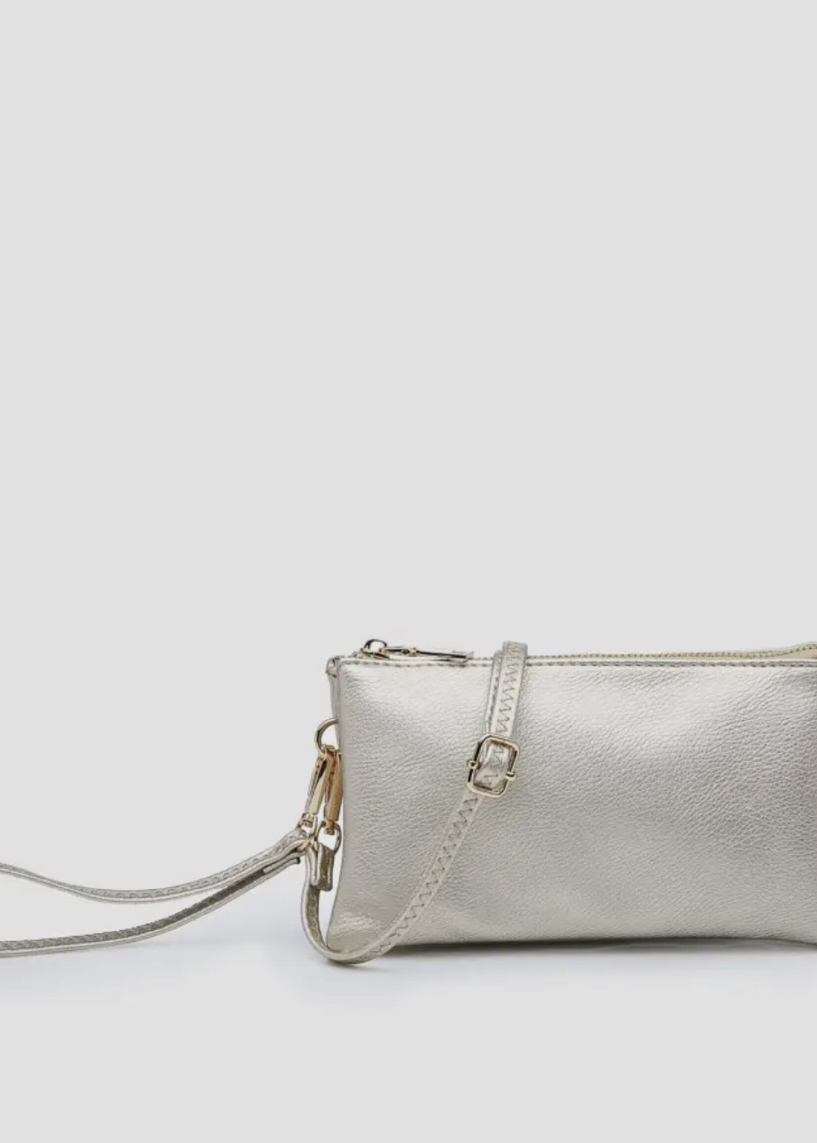 Jen & Co. Light Gold Riley Clutch