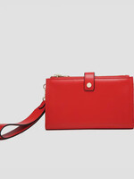 Jen & Co. Lark Wallet with Wristlet in Cherry Red