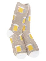 World's Softest Socks Cozy Socks-Beer