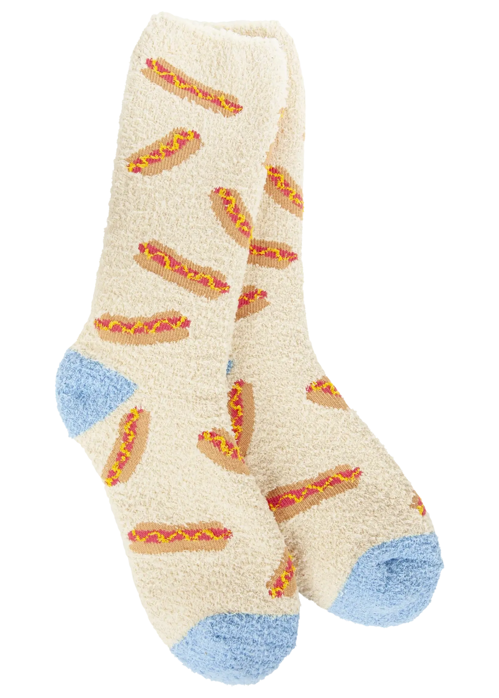 World's Softest Socks Cozy Socks-Hot Dog
