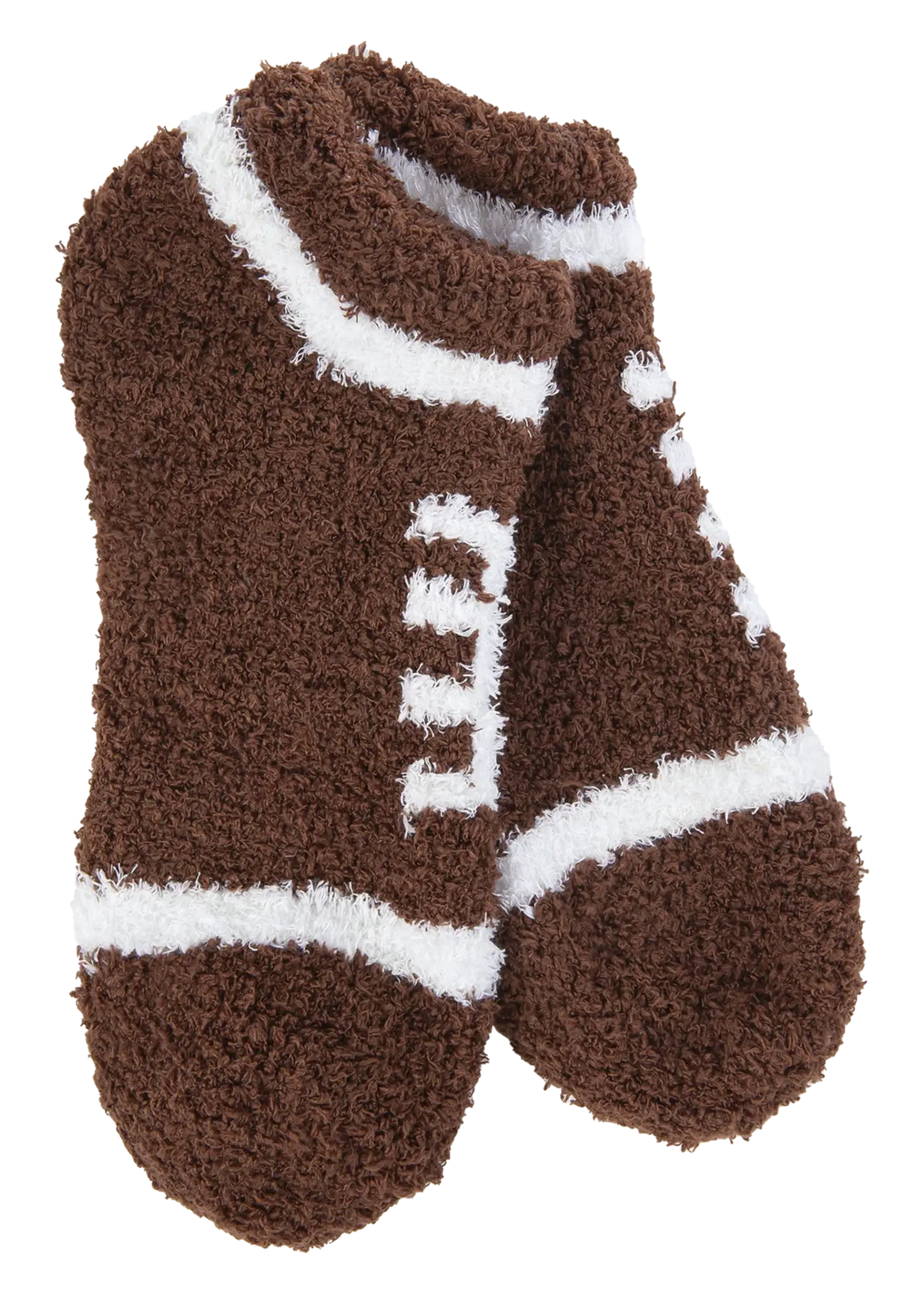 World's Softest Socks Cozy Short Socks-Football