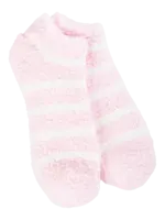 World's Softest Socks Cozy Short Socks-Candy Stripe