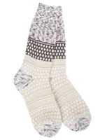 World's Softest Socks Weekend Crew Socks-Cookie Dough Multi