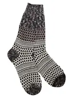 World's Softest Socks Weekend Crew Socks-Nightfall Multi